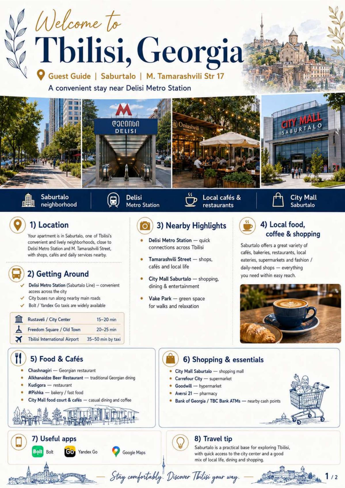 GEORGIA Tbilisi - FLYER page 1